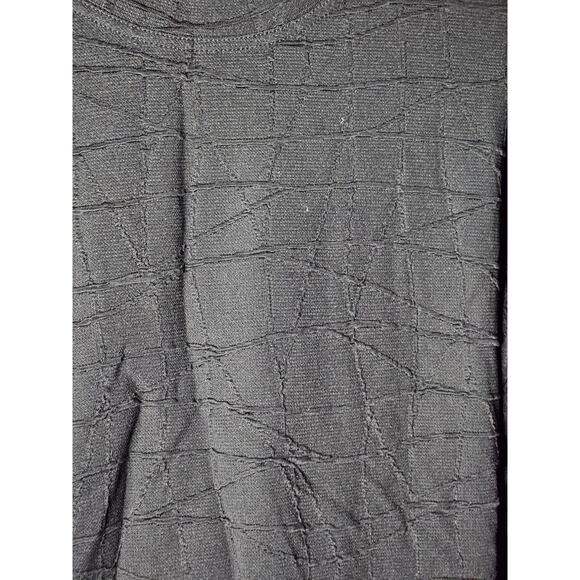 Vintage Barcelino Italy XL Raised Web Pattern long sleeve italian crewneck shirt - Picture 3 of 7